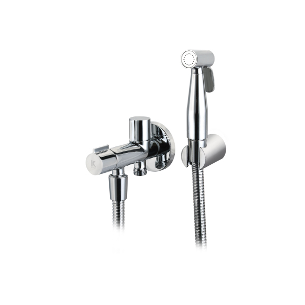 Llave WC con grifo higienico ergos cromado