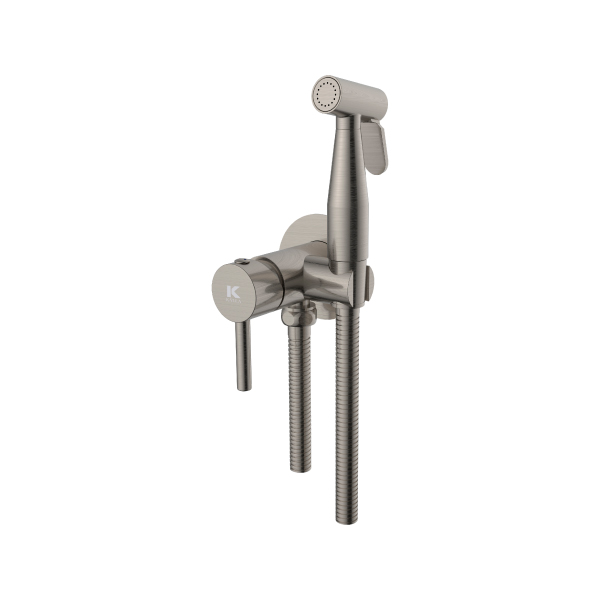 Mezclador compacto bidet ergos Cepillado