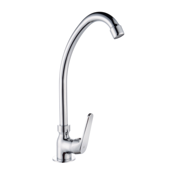 Monomando un agua giratorio fregadero